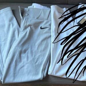 Nike Kids' Gray baseball pants - NWOT white not included